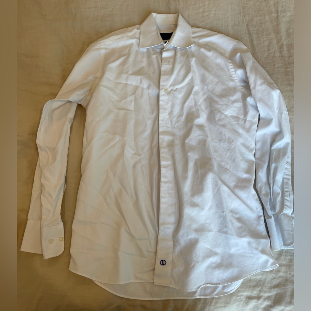 David Donahue White button down